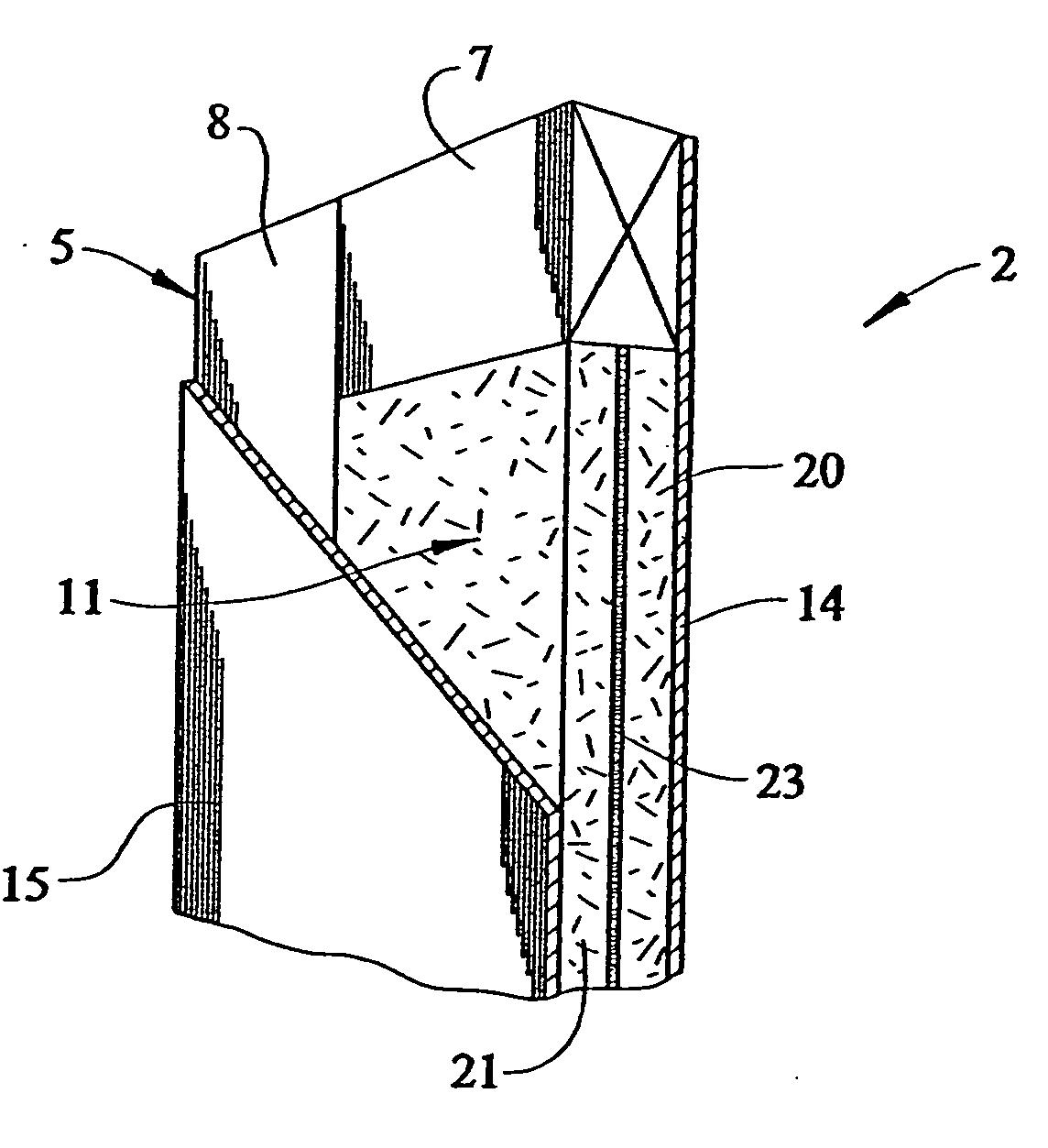 Fire door core assembly