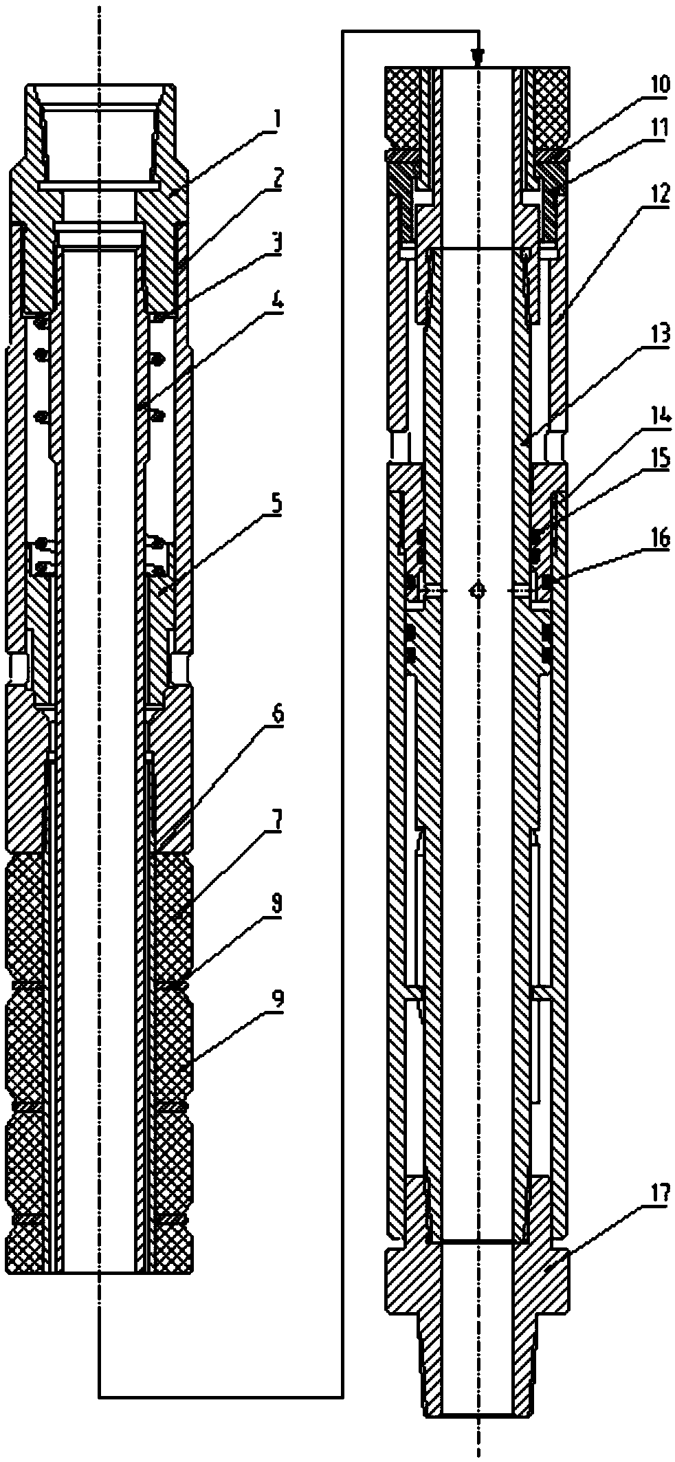 Backwashing well and multiple setting packer