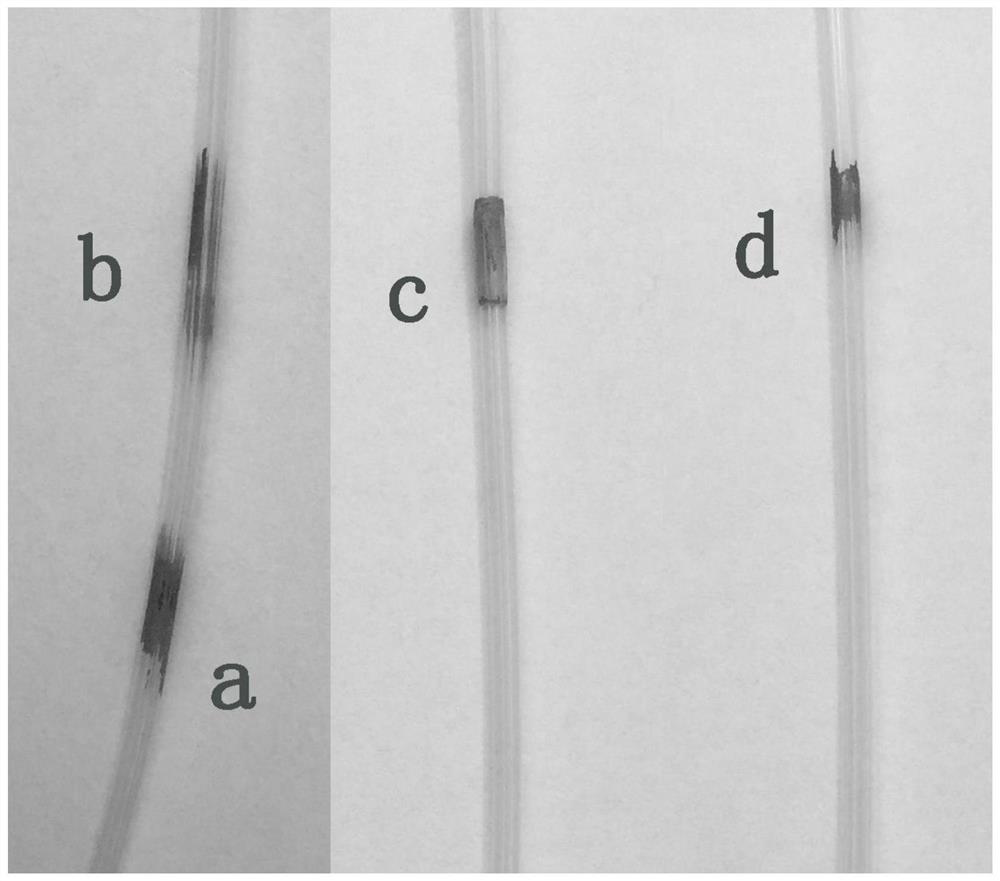 A preparation method of polytetrafluoroethylene tube ribbon coating and polytetrafluoroethylene tube