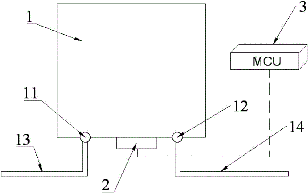 Water tank with gravity sensing function and direct drinking machine with water tank