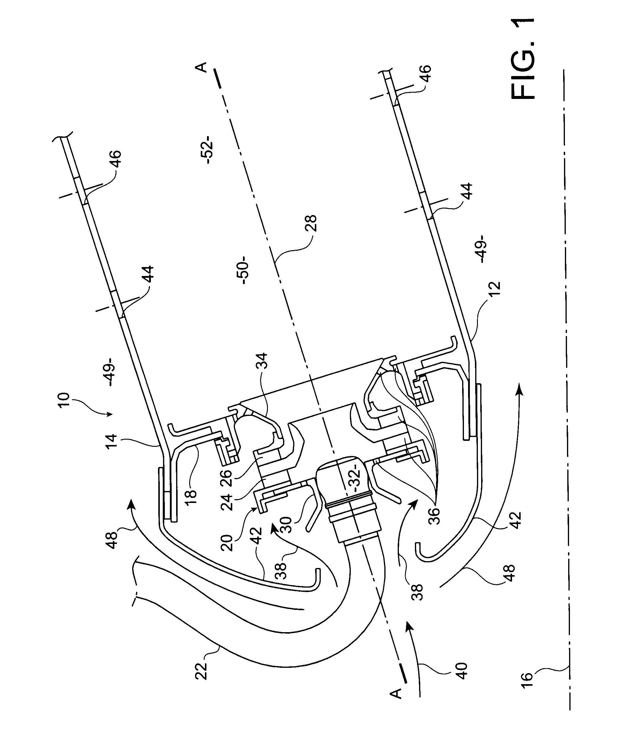 Combustion chamber for a turbomachine including improved air inlets