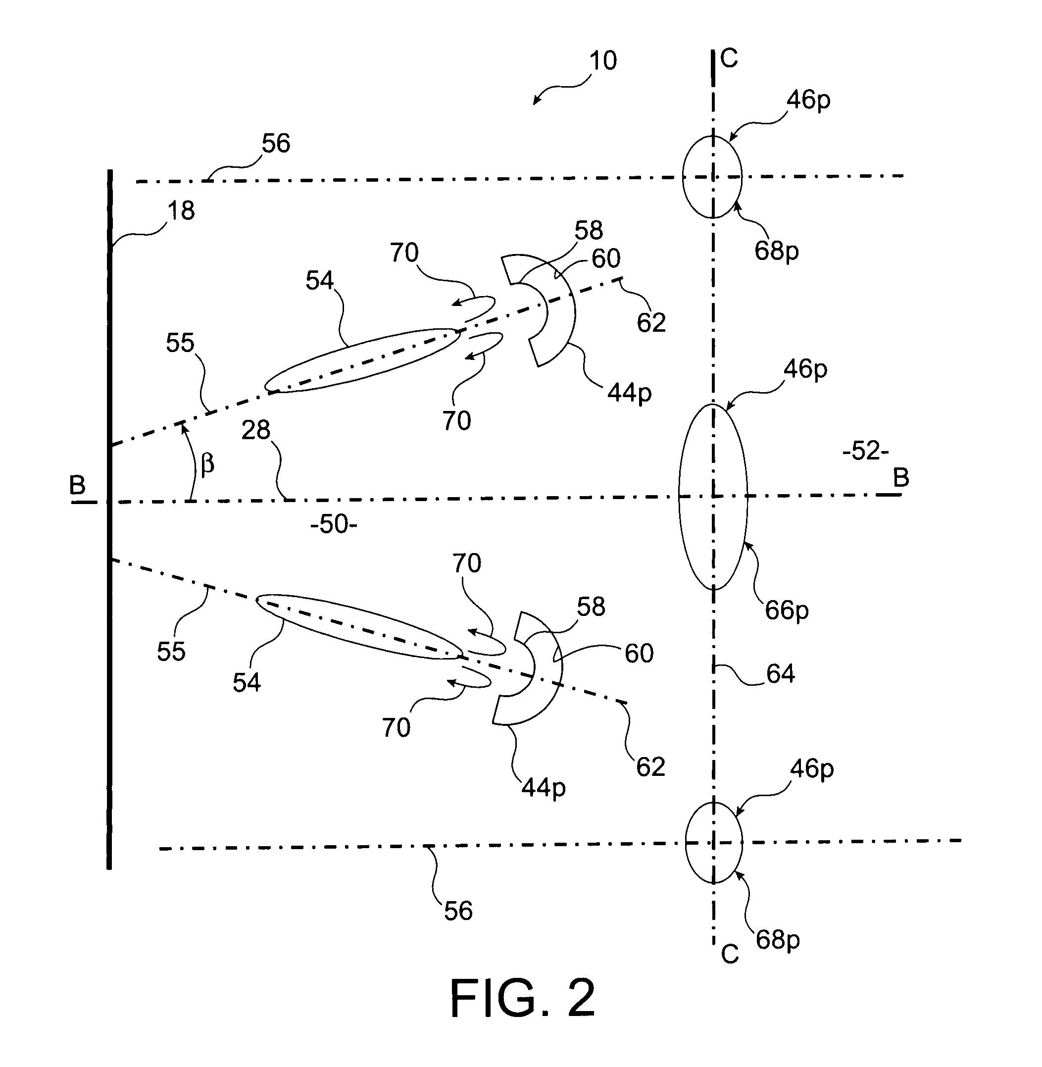 Combustion chamber for a turbomachine including improved air inlets