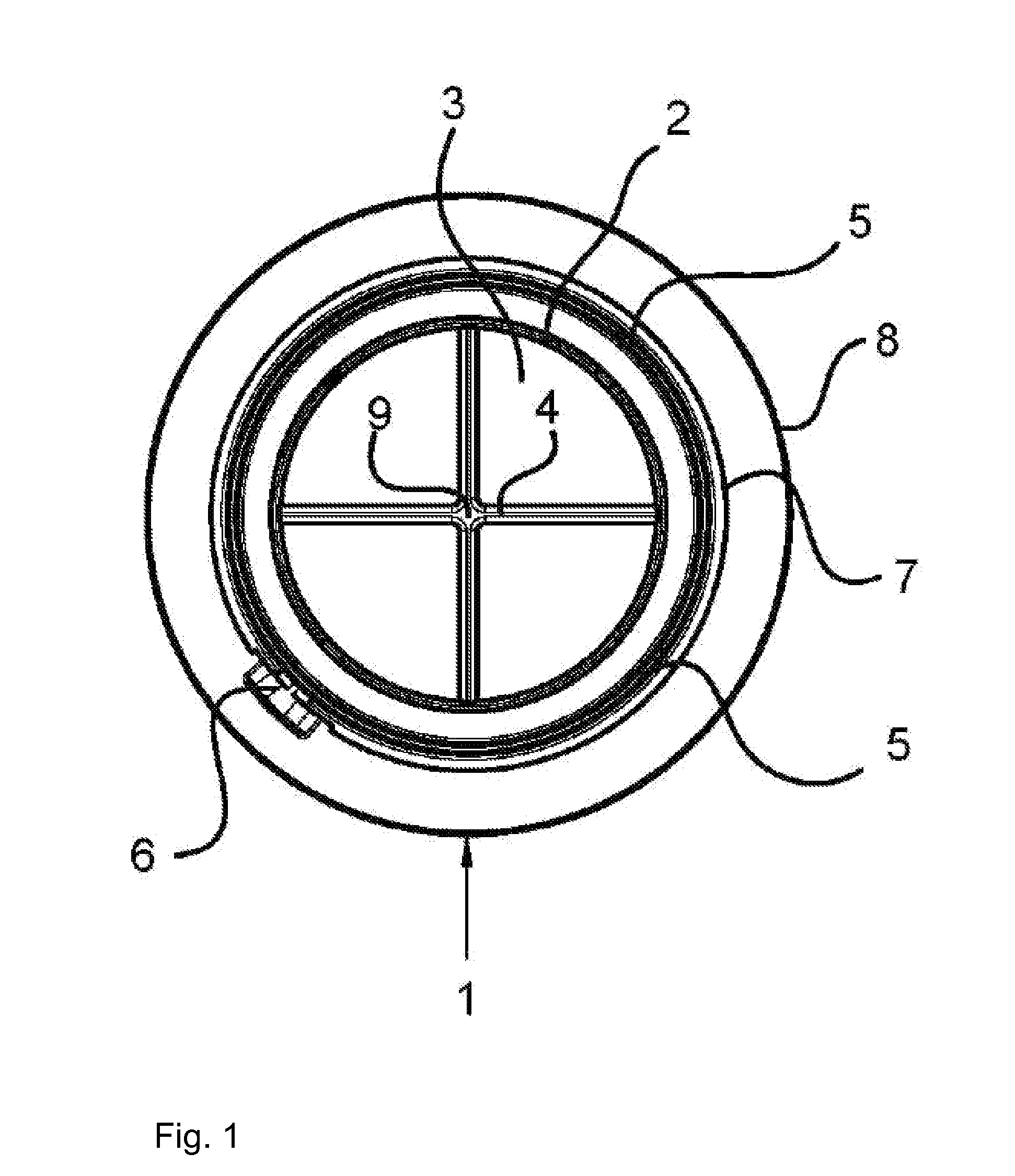 Directional valve and breathing mask with a directional valve