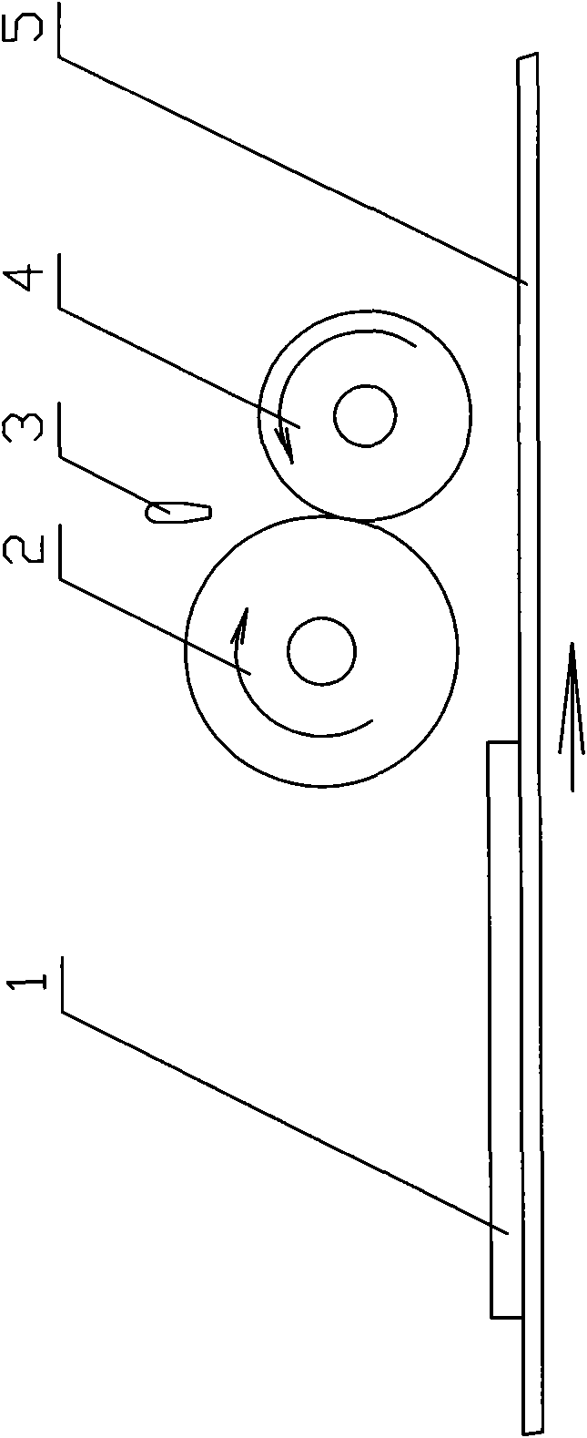 Wood grain bamboo floor and preparing method thereof