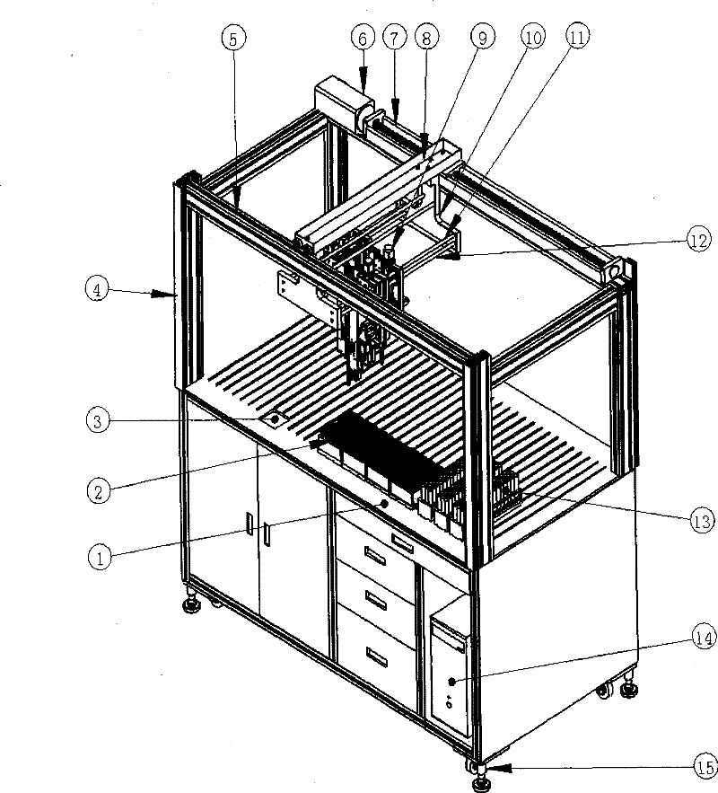 Automatic liquor removing workstation