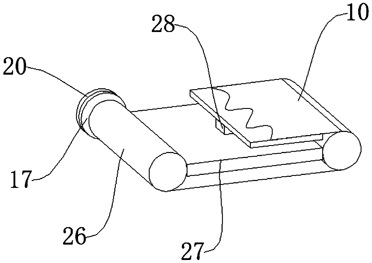 Heat-sealing discharging mechanism of adhesive tape packaging device