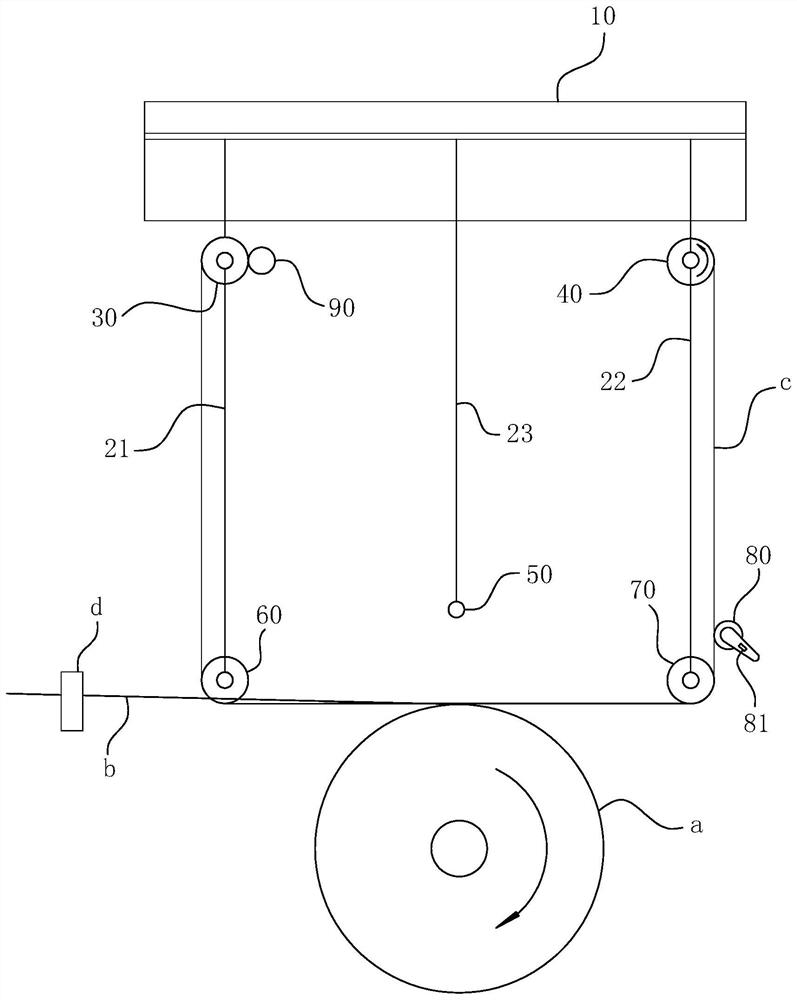 An anti-scratch branching device