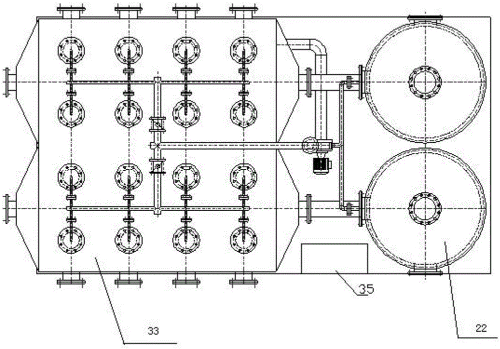 A skid-mounted Claus sulfur tail gas treatment device