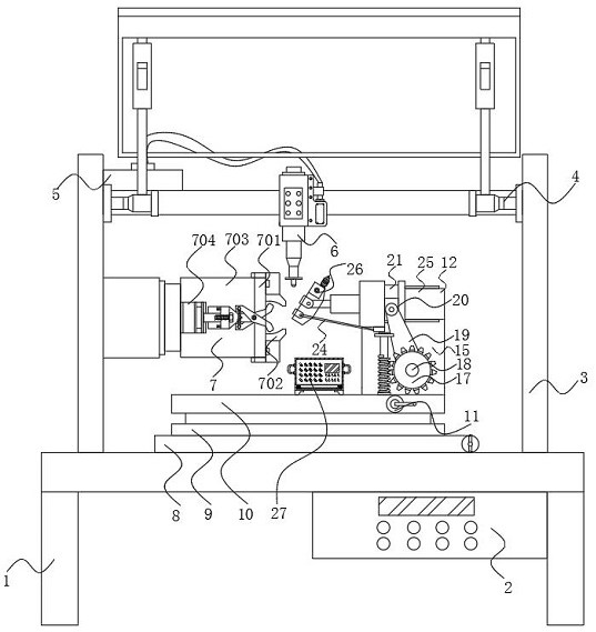 Fault diagnosis machining equipment for pin hole driving sphere