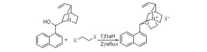 Chiral phase transfer catalyst and synthesizing method thereof