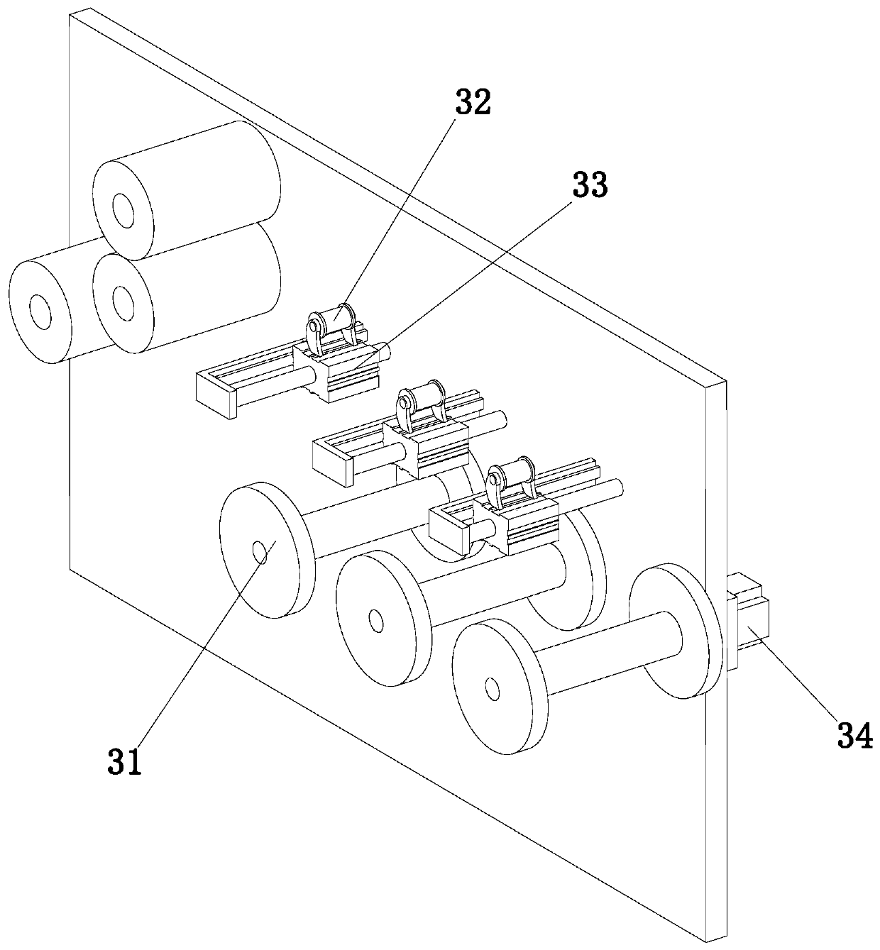 Production device and processing method for expansive glass hoses