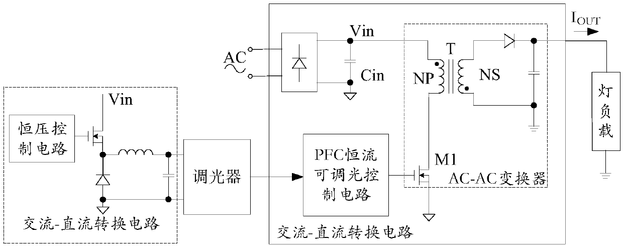 Power supply circuit and LED drive circuit using the same