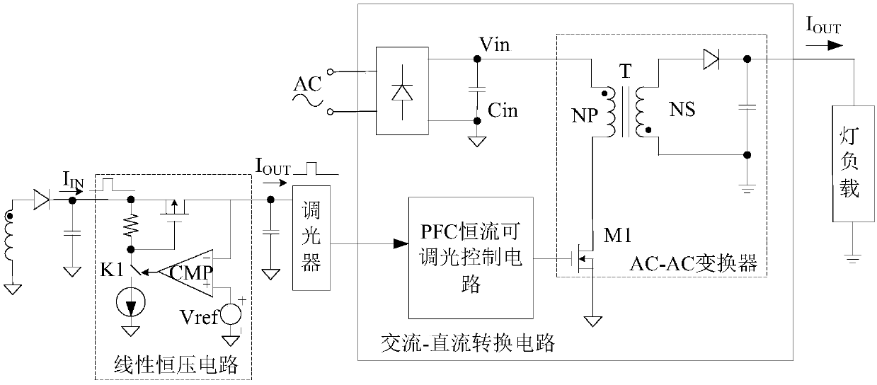 Power supply circuit and LED drive circuit using the same