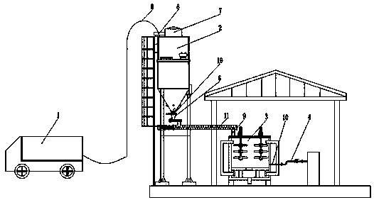 Sodium carbonate dosing device for high brine treatment