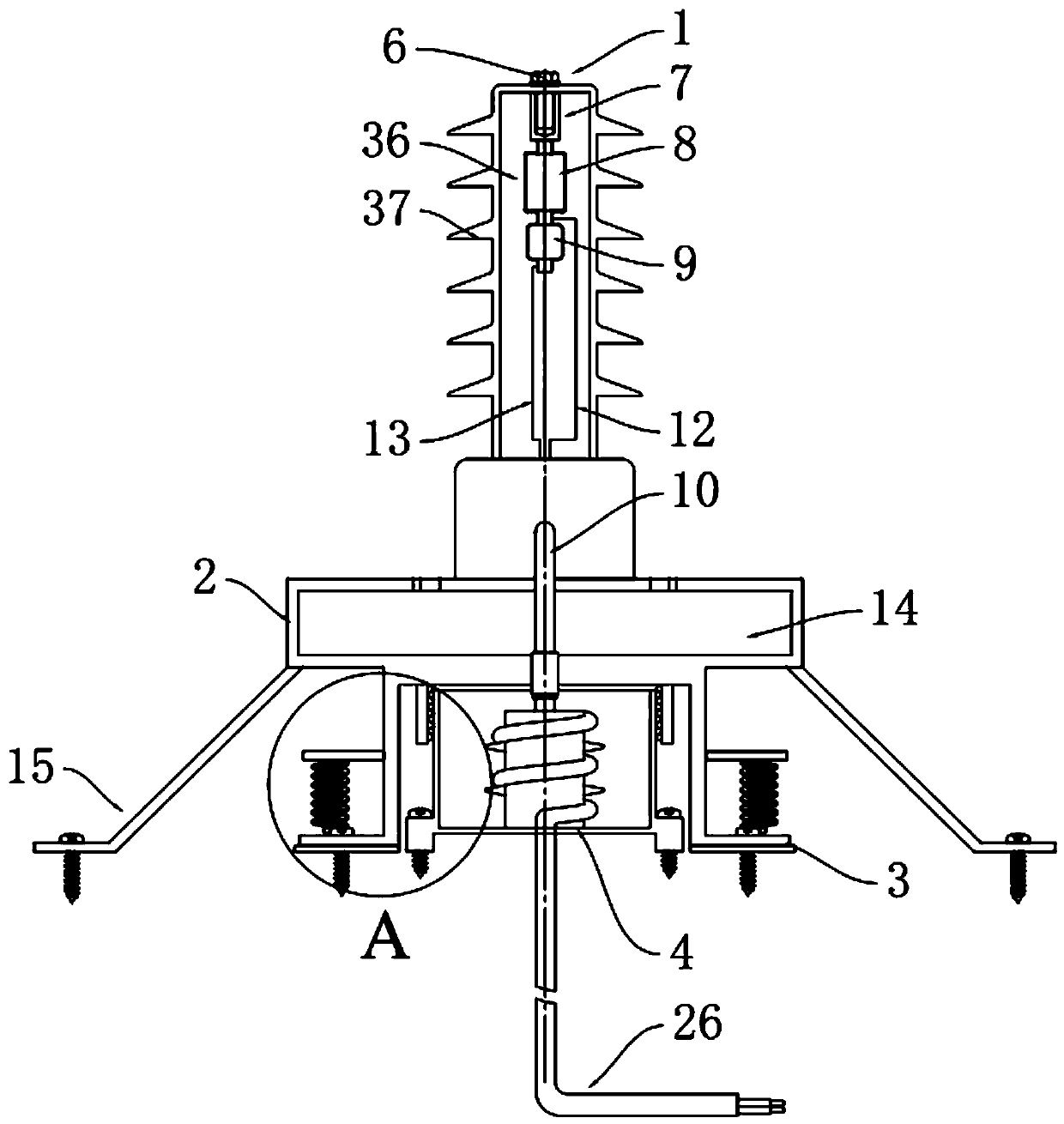 10kV outdoor single-phase capacitive energy taking power supply