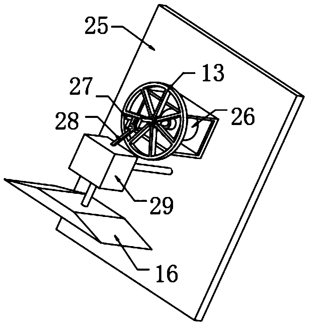 Garbage drying device for garbage incineration power generation