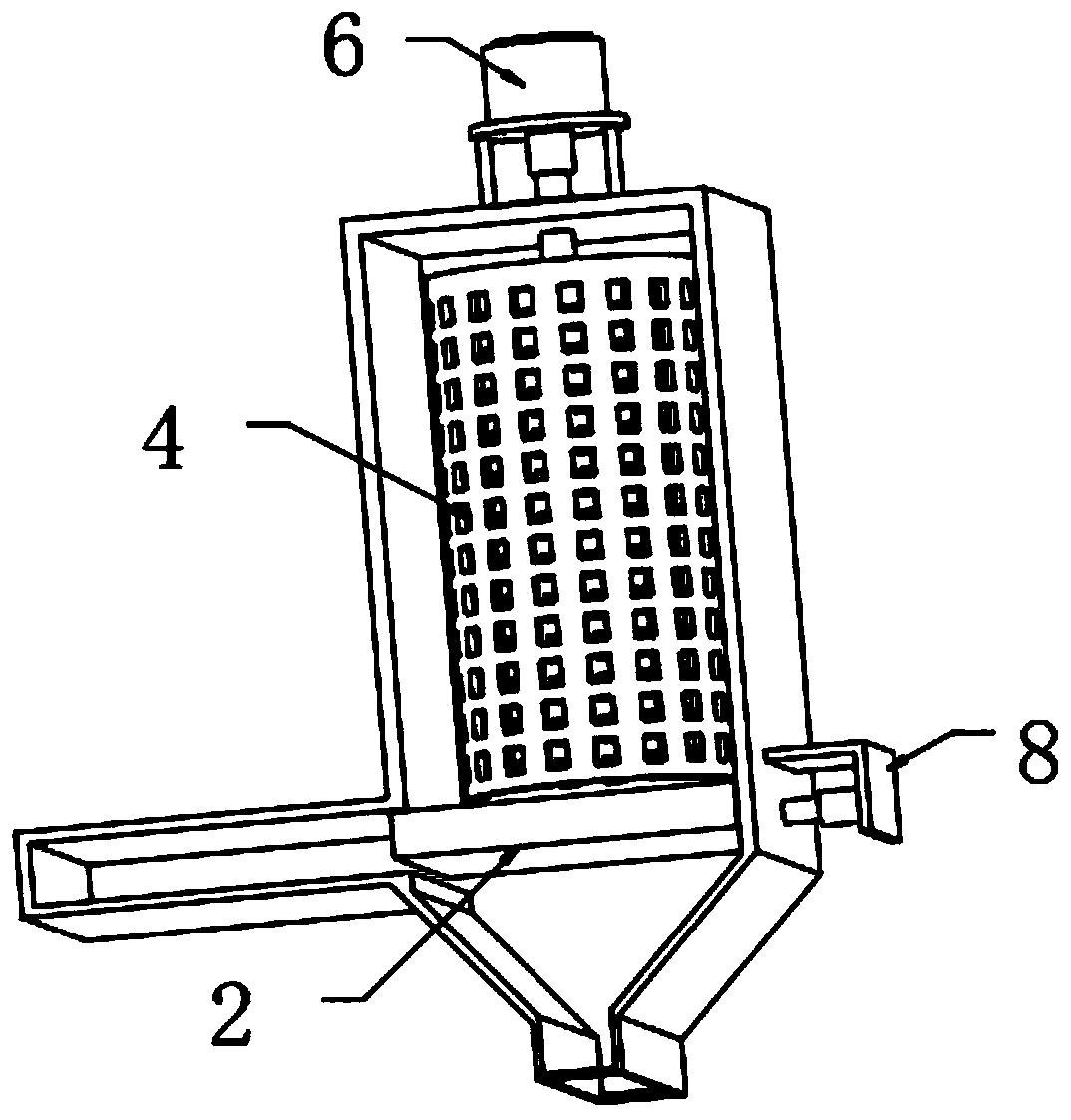 Garbage drying device for garbage incineration power generation