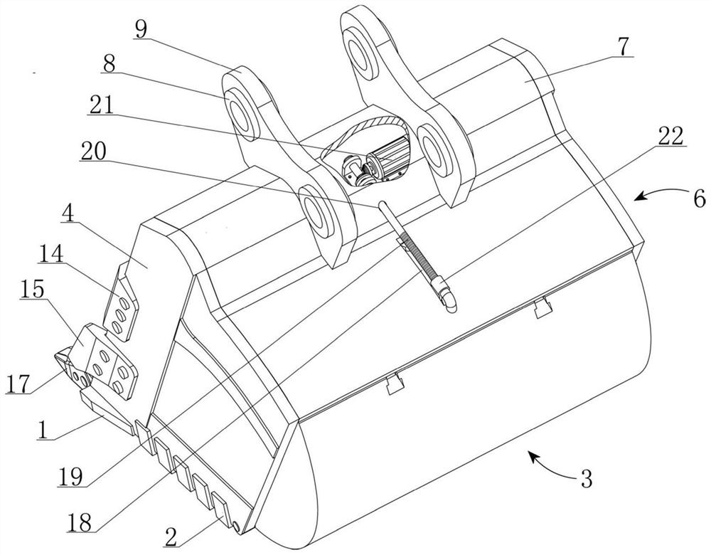 Excavator bucket for excavator