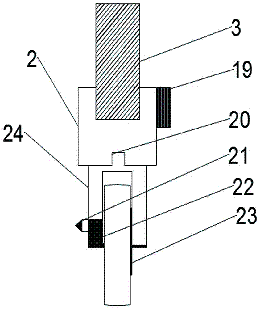 Agricultural safe self-propelled pesticide sprayer internally provided with sensors