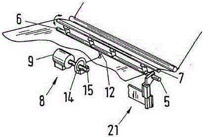 Tension adjusting device for warp knitting machine