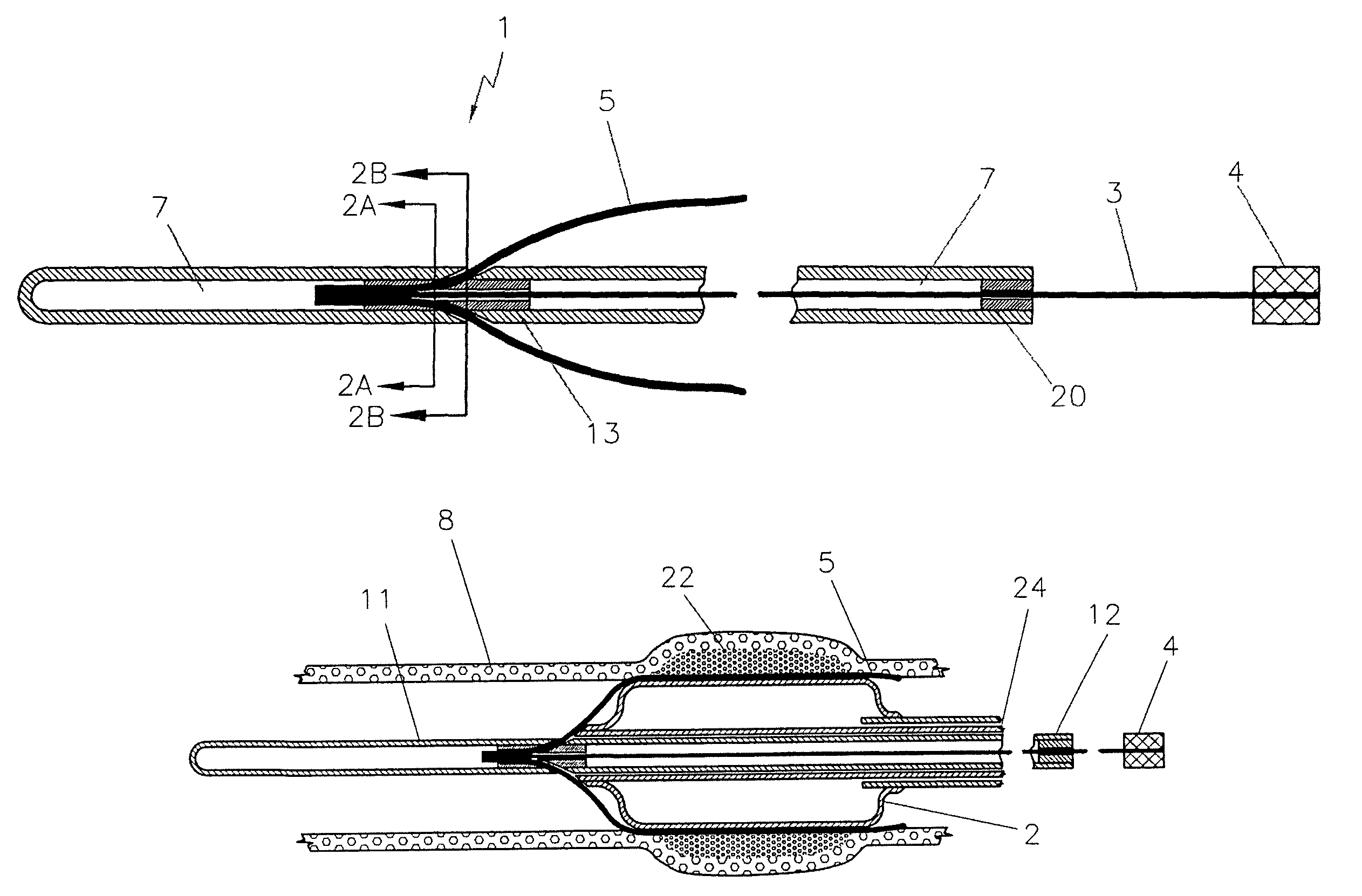 Device and method for converting a balloon catheter into a cutting balloon catheter