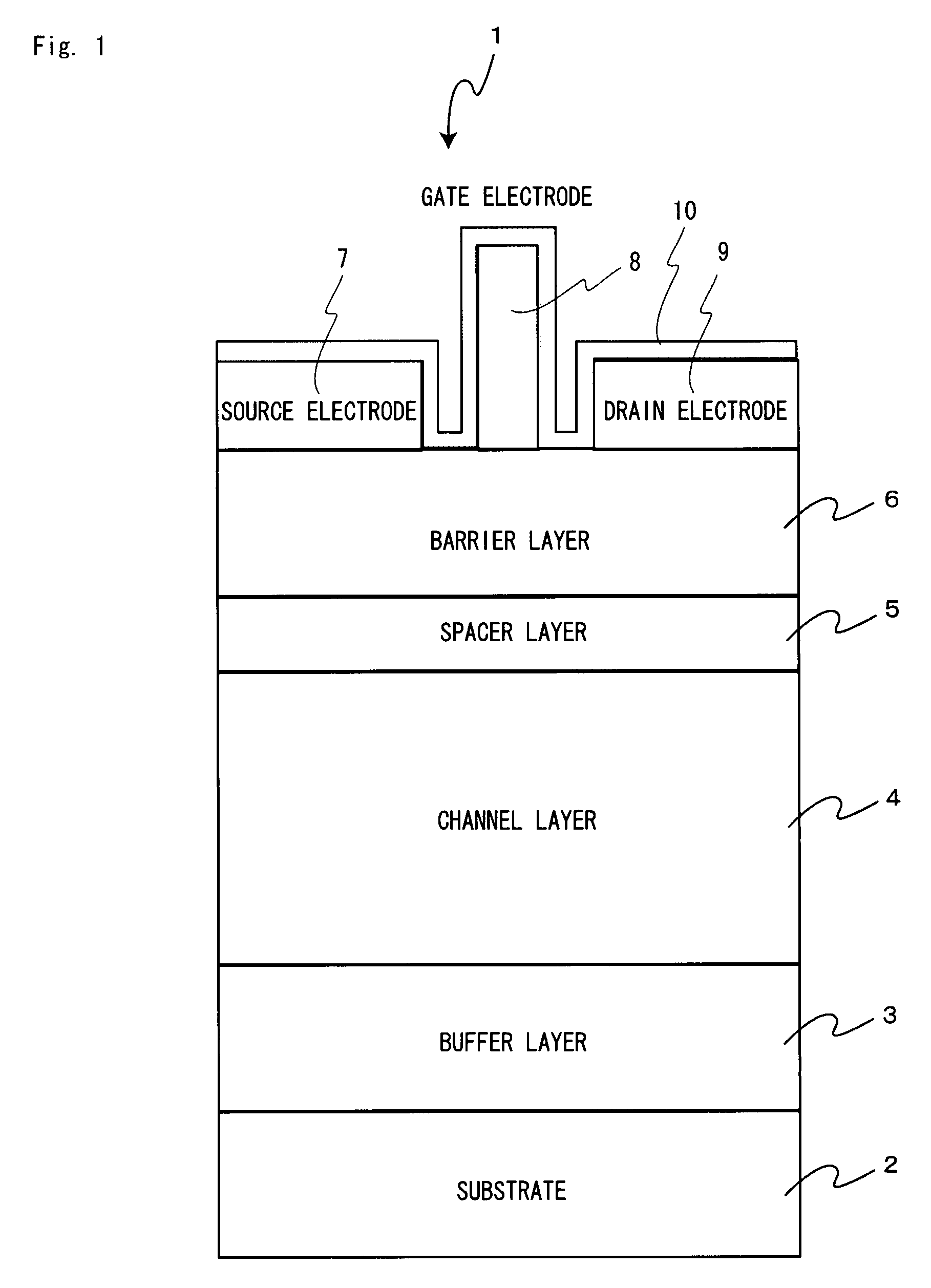 Gan-based field effect transistor and production method therefor