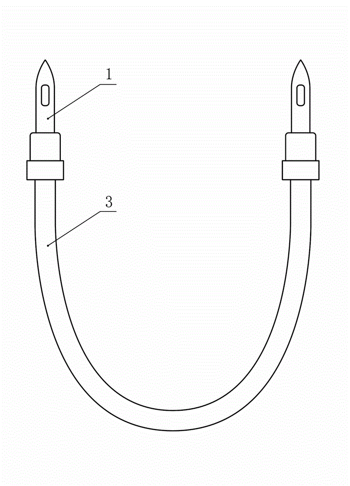 Disposable full-closed dosing needle