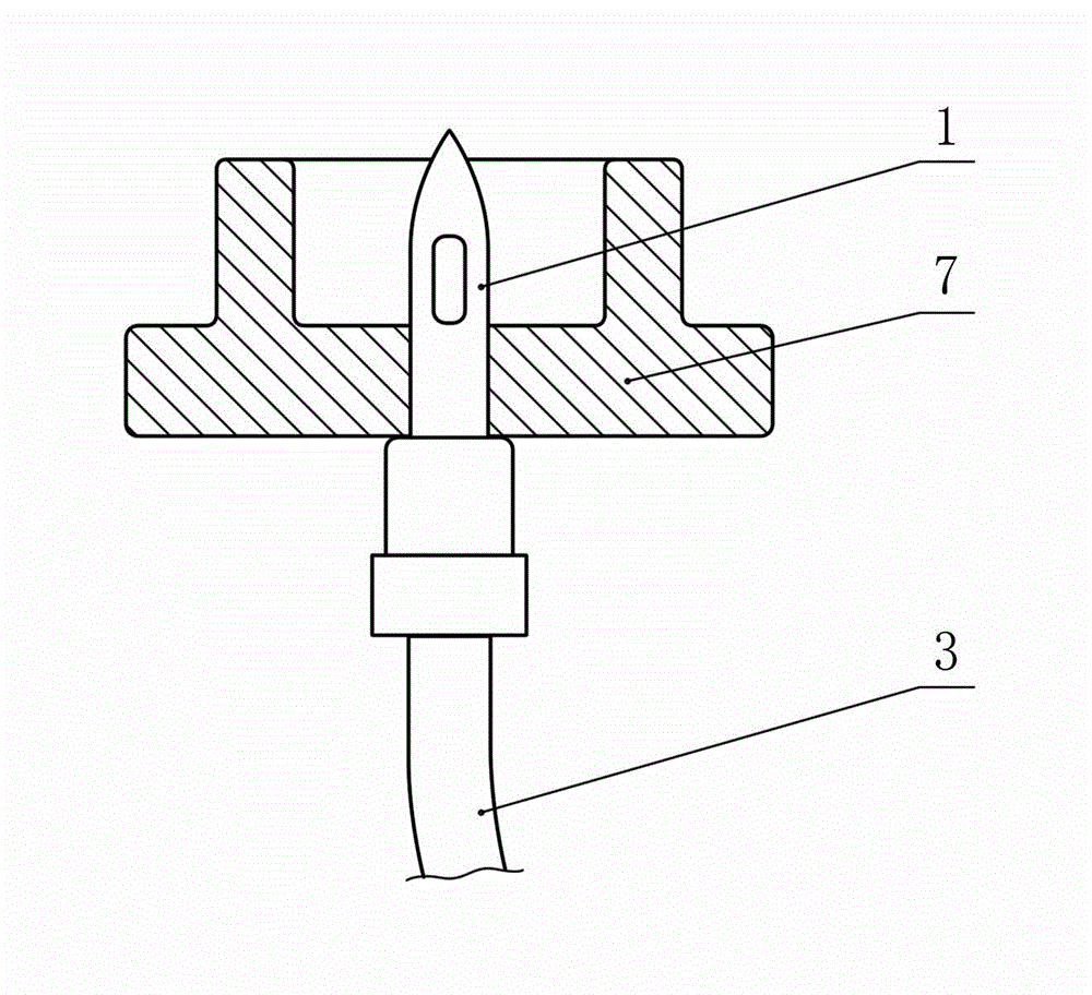 Disposable full-closed dosing needle