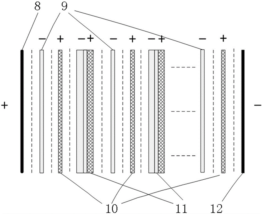 Apparatus for electrically regenerating mixed bed ion exchange resin through bipolar membrane method