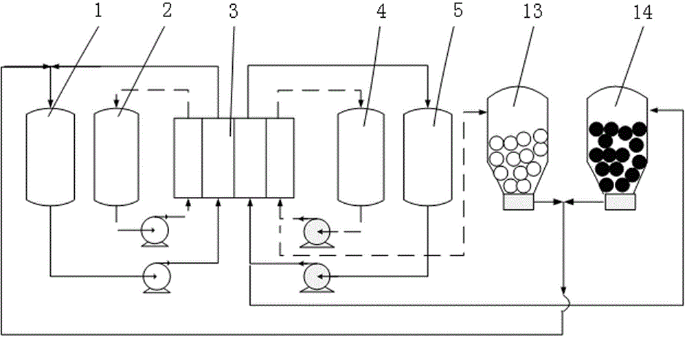 Apparatus for electrically regenerating mixed bed ion exchange resin through bipolar membrane method