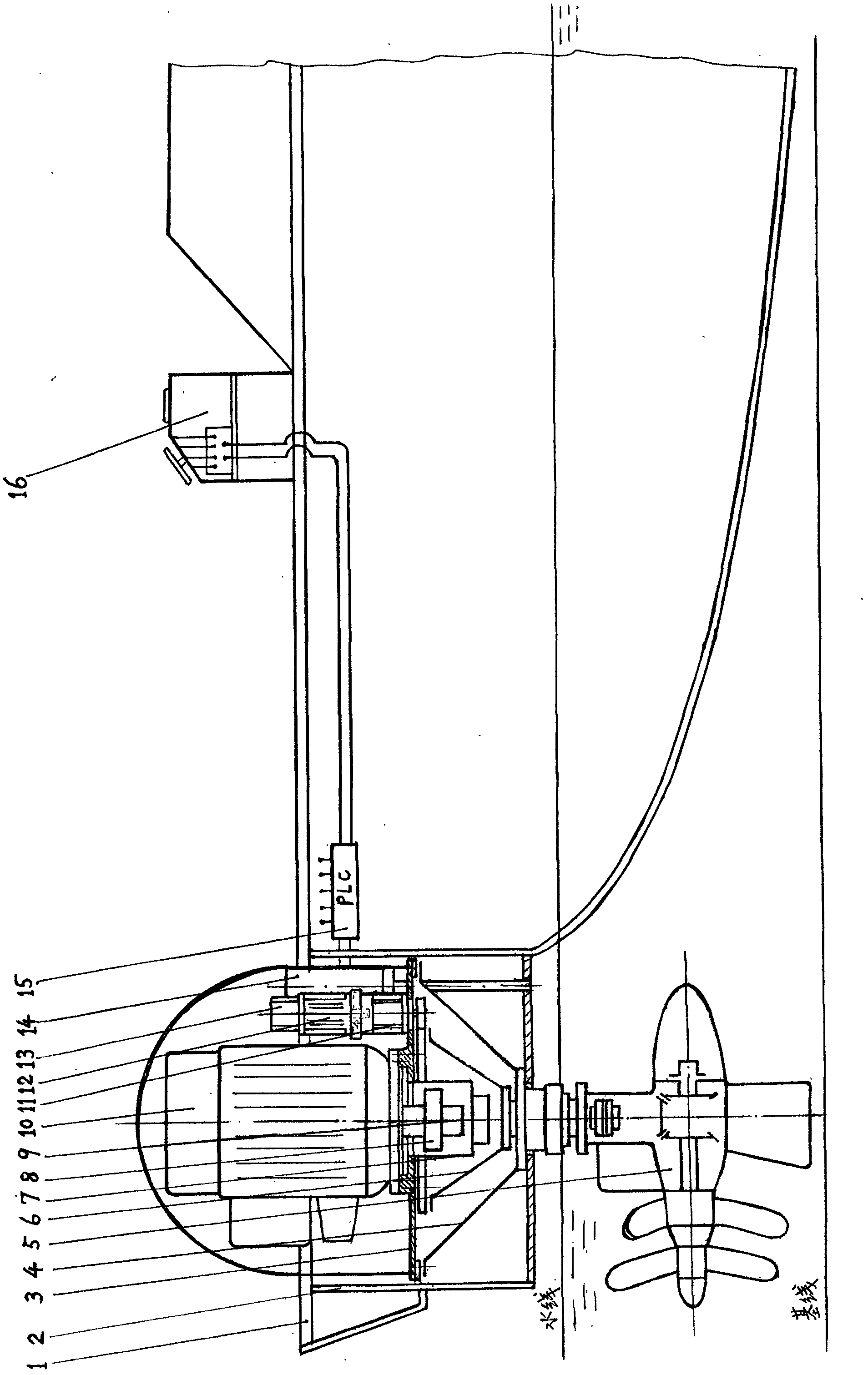 Electric full-circle rotation inboard and outboard (double-motor) contra-rotating propeller propulsion unit