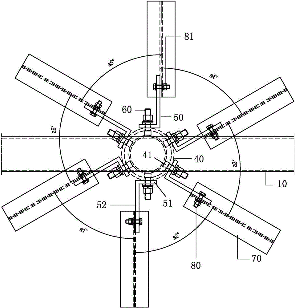 Multidirectional adjustable curved lighting roof keel system