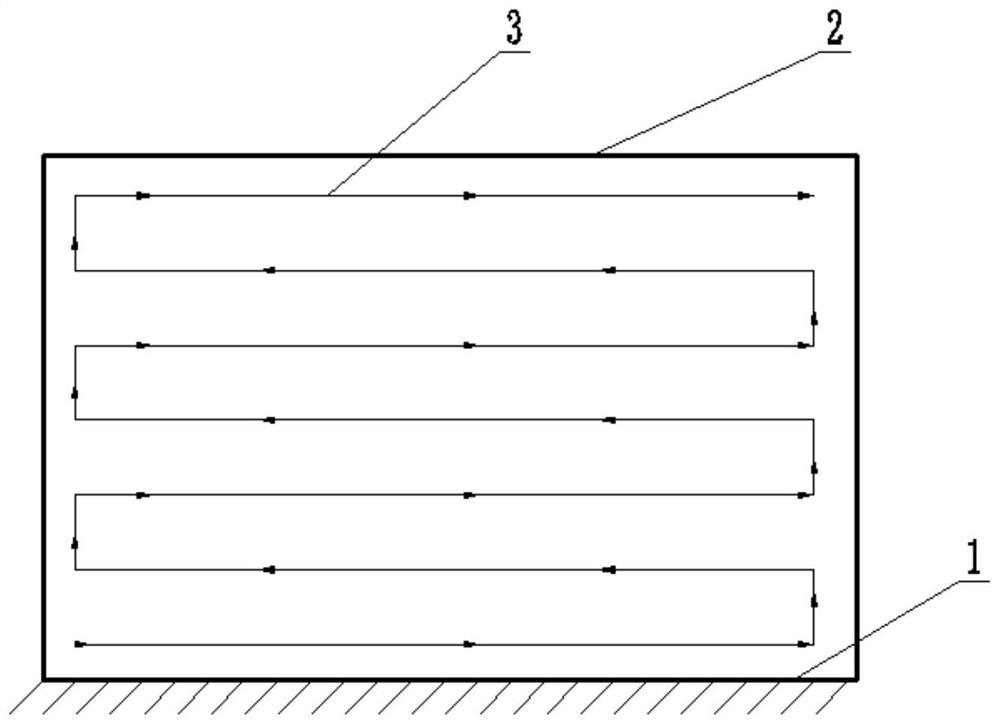 Phosphogypsum-based mixed mortar wall spraying process