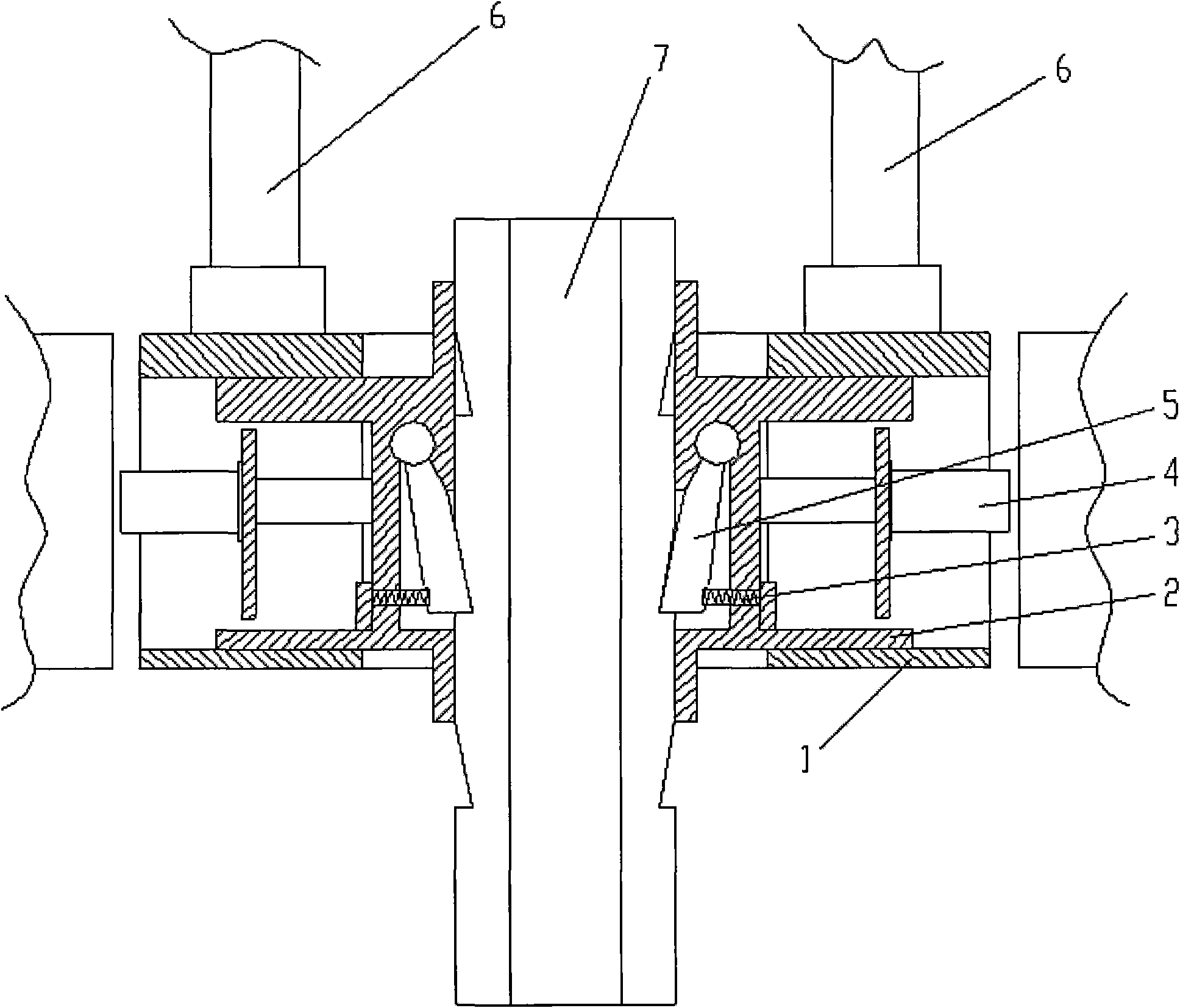 Mechanical pile-clamping case