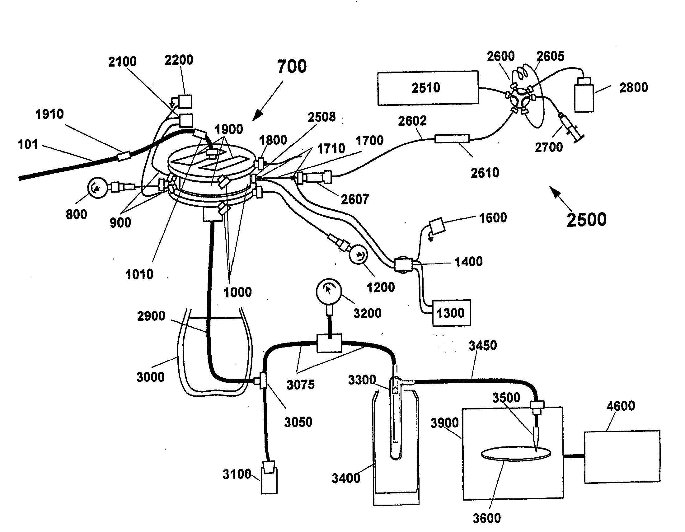 Method and apparatus for desolvating flowing liquid