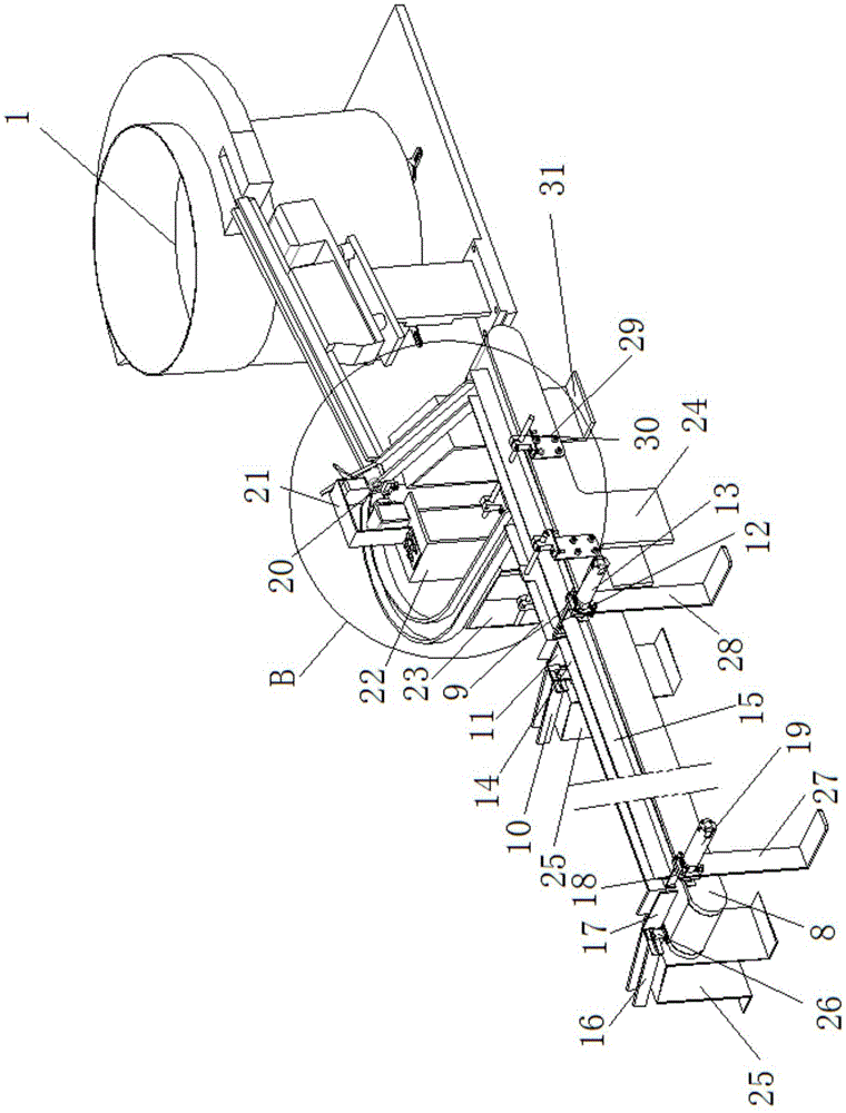 Automatic feeding device of spherical rollers