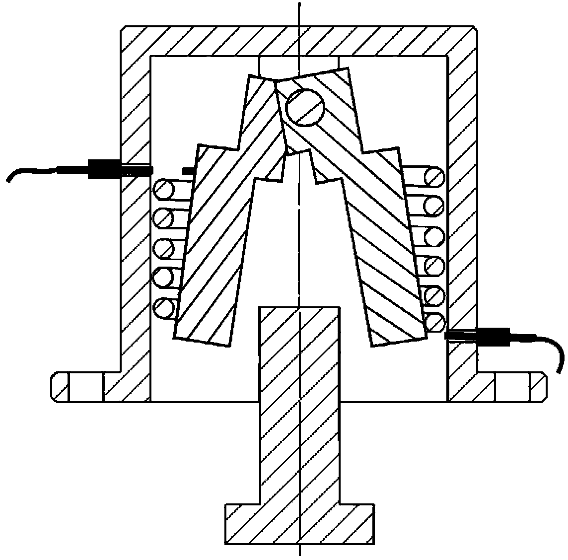 Fuse SMA (shape memory alloy) wire space connecting and disconnecting mechanism