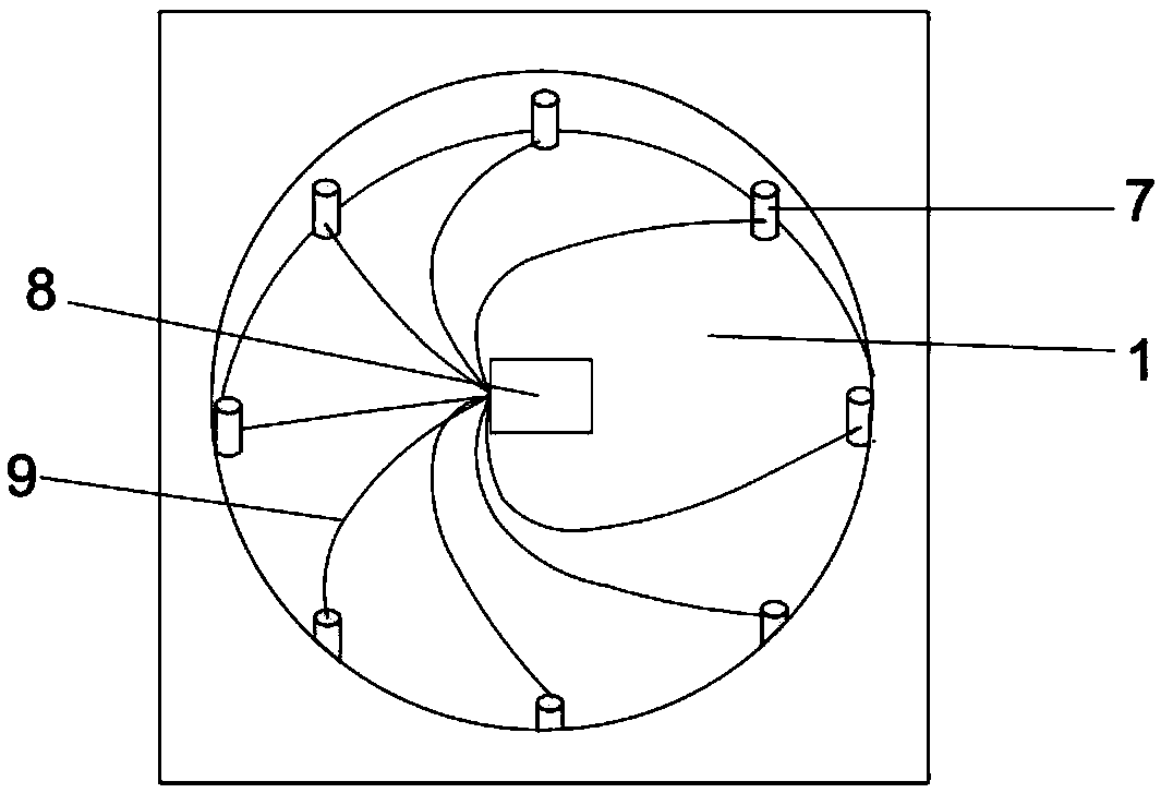 Plate bottom flexural-tensile stress monitoring system and method for existing runway surface structure