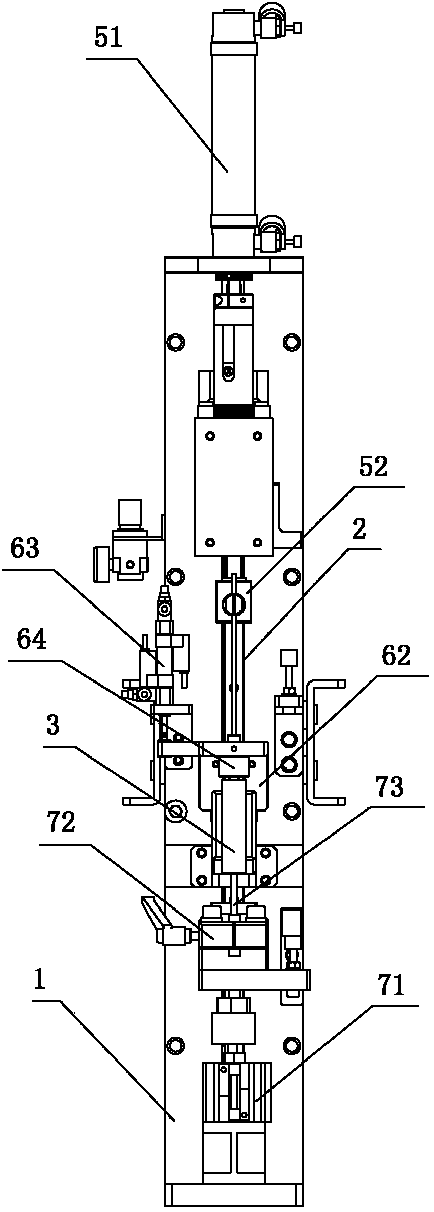 Full automatic tab welding device