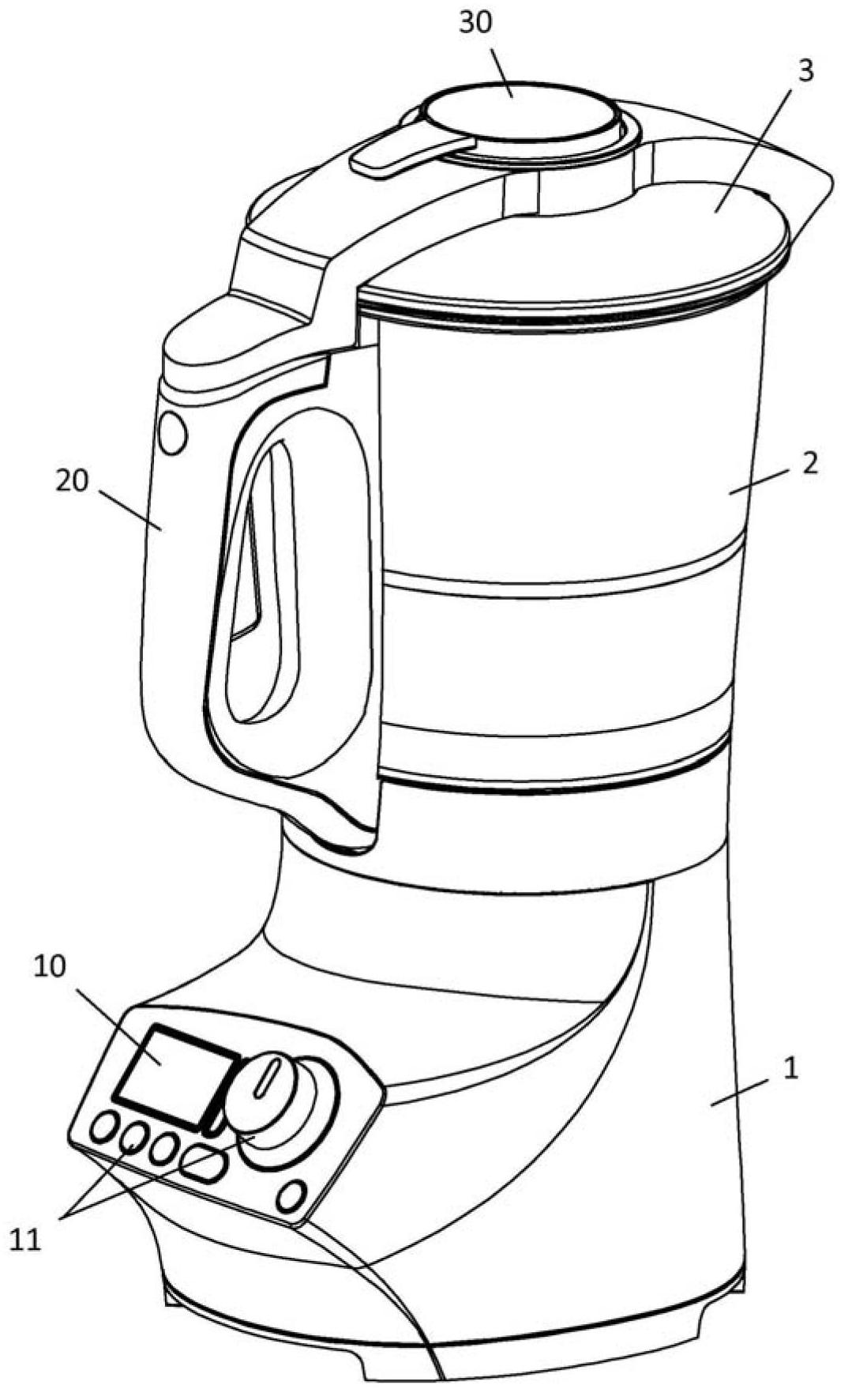 Household cooking appliance comprising a work receptacle including an electric resistor