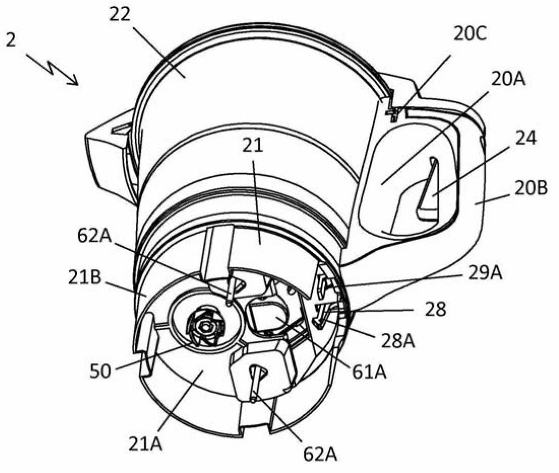 Household cooking appliance comprising a work receptacle including an electric resistor