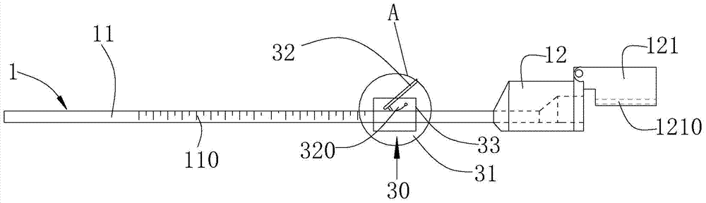 A puncture needle assembly used in trigeminal nerve semilunar compression operation