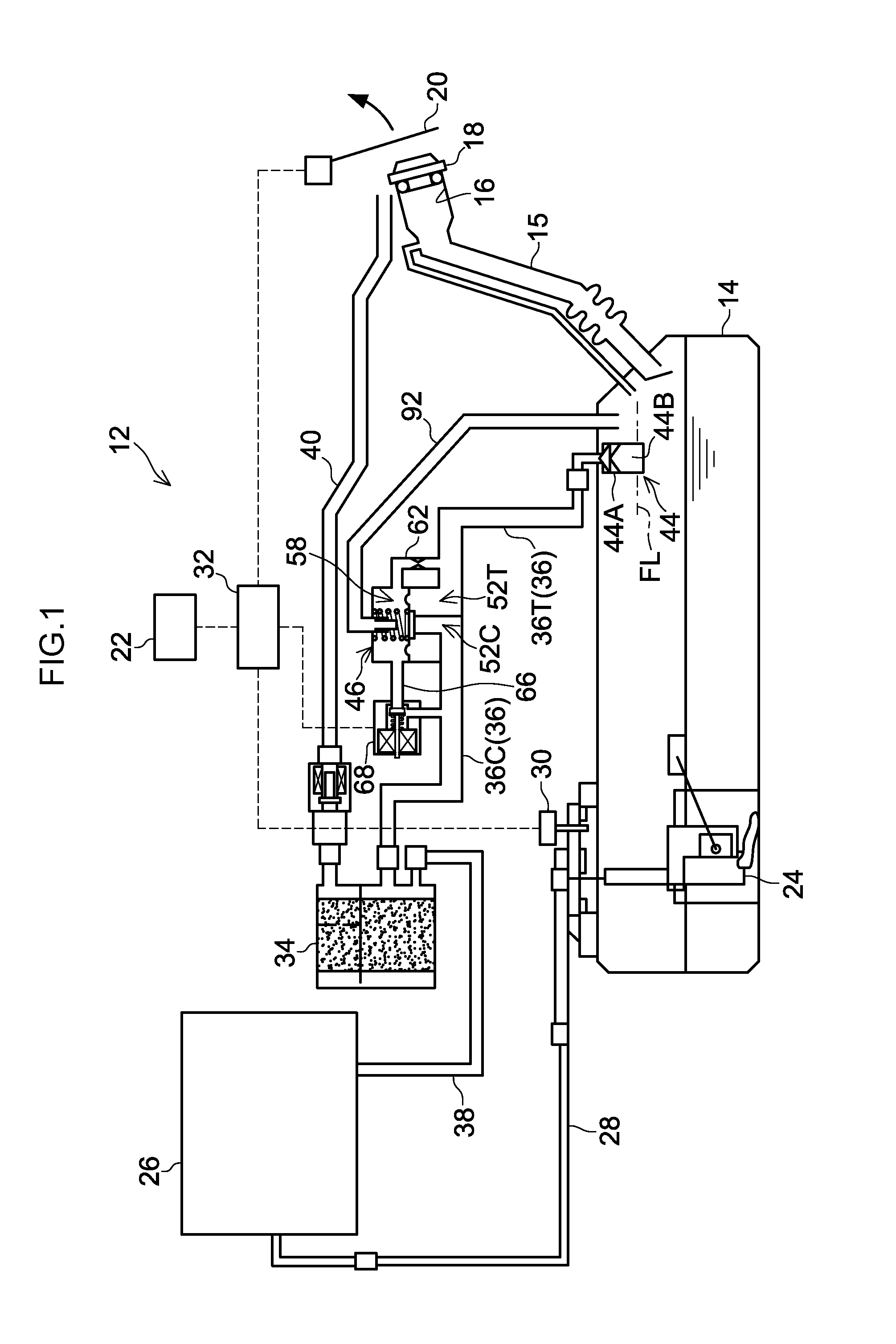 Fuel tank system