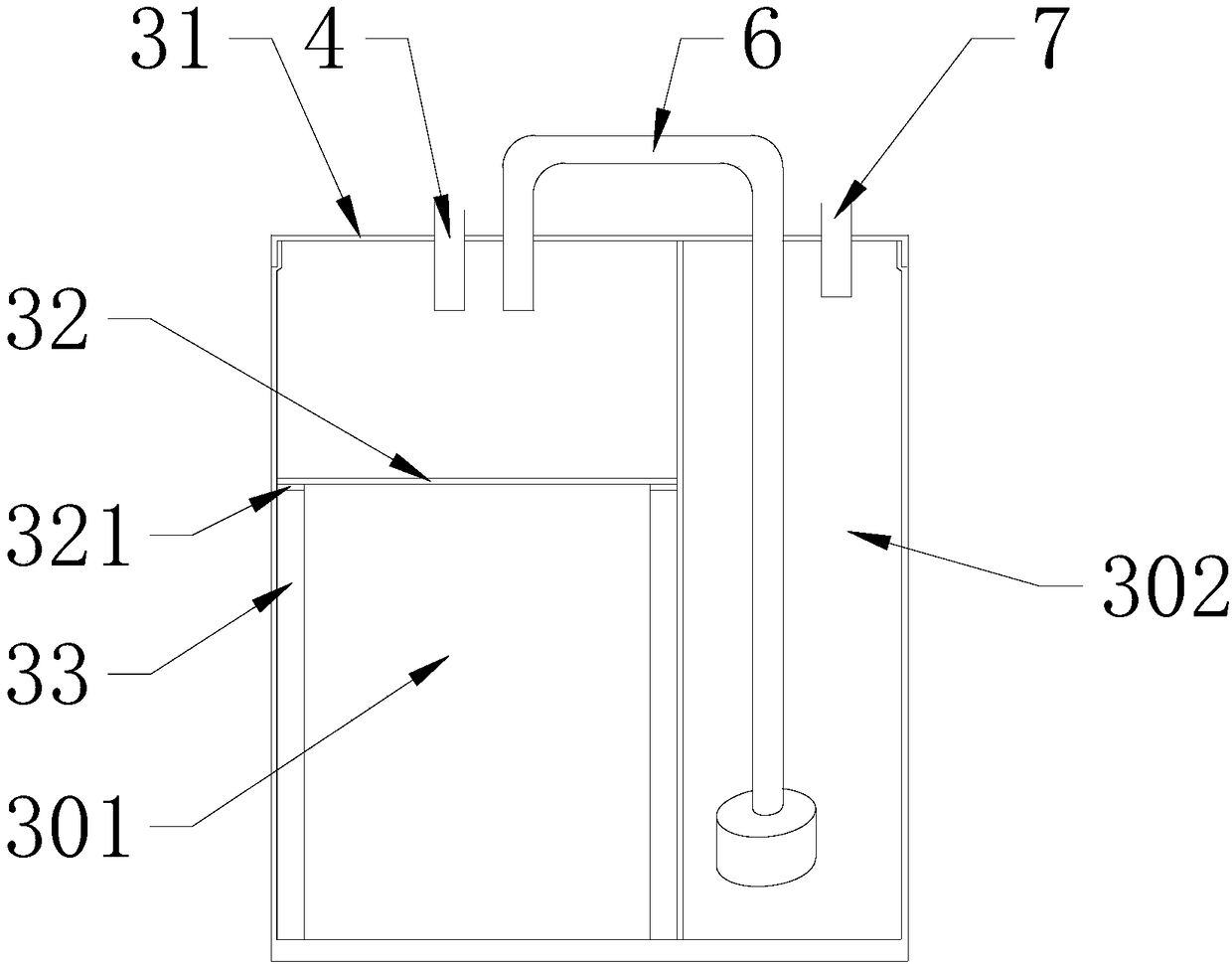 Intelligent drainage device for hepatobiliary surgery department