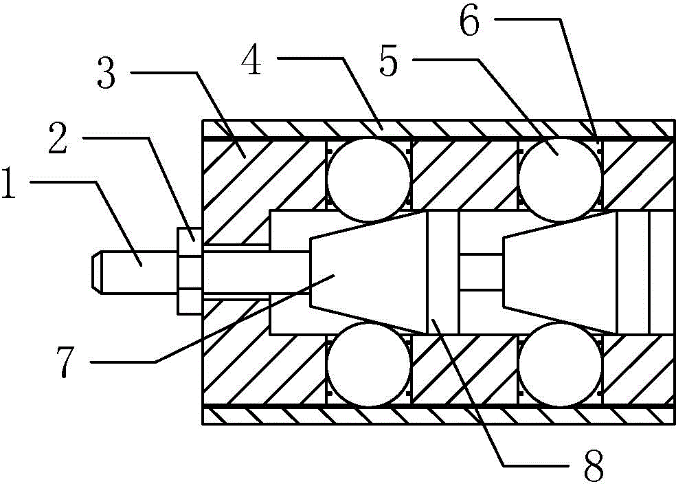 Pipe fitting inside expansion clamping device