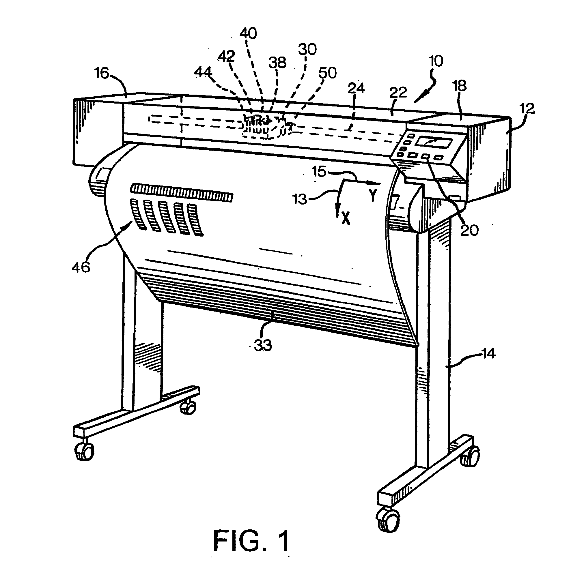 Diagnostic for visual detection of media advance errors