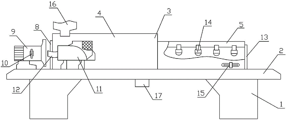 Separation device for food aluminum plastic bagged material