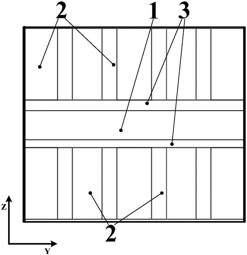 Polygon structure composite acoustic board based on negative mass