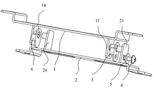 Spiral supporting device, projector and adjusting method of spiral supporting device