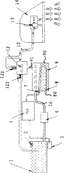 Steam generation apparatus and vapor iron using the same